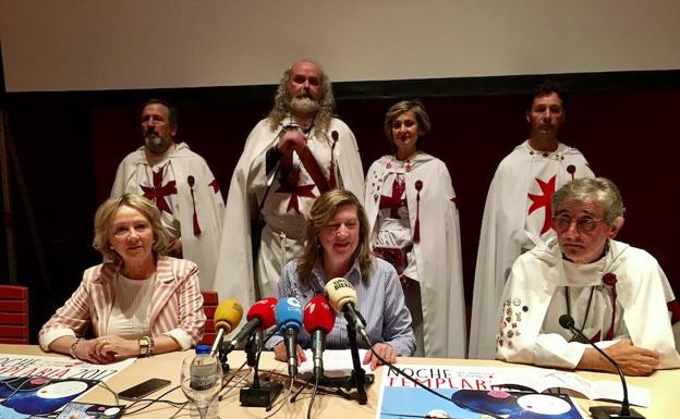 Imagen de la presentación de la Noche Templaria