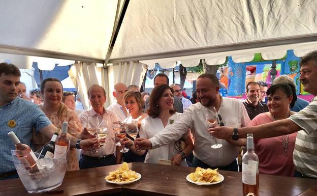 Inauguración de la Feria del Vino de Cacabelos.