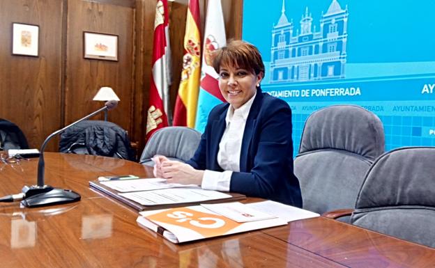 La portavoz municipal de Ciudadanos en Ponferrada, Rosa Luna.