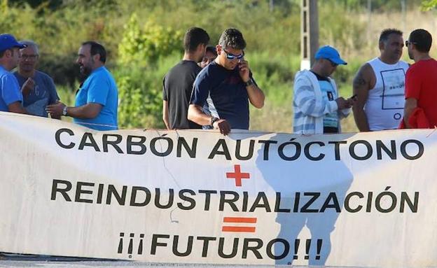 Imagen de archivo de los trabajadores de Astur Leonesa en la huelga.