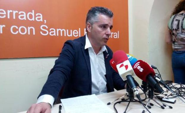 El concejal de USE Bierzo en Ponferrada, Santiago Macías.