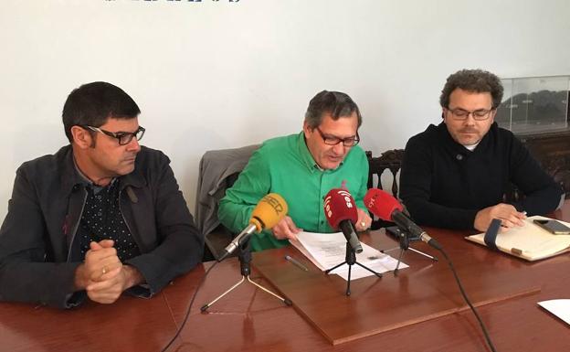 Adolfo Canedo, durante la comparecencia en la que dio a conocer la desestimación del recurso./