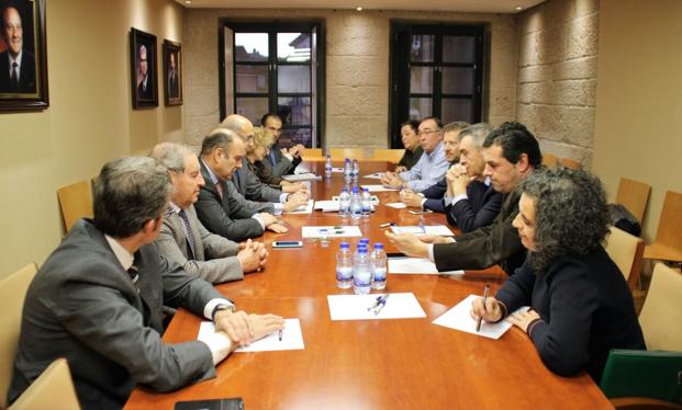 Imagen de la reunión celebrada en Orense./