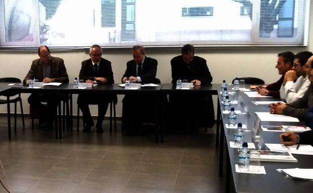 Imagen de la reunión./