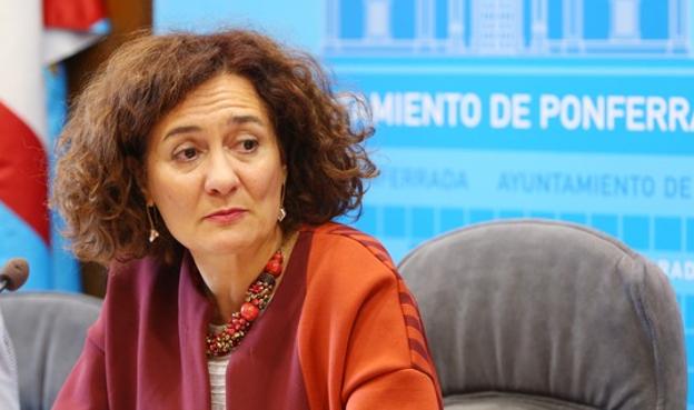 La alcaldesa de Ponferrada, Gloria Fernández Merayo./César Sánchez