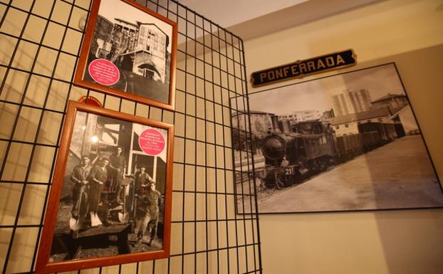 Inaguración de la exposición fotográfica 'Salvar La Recuelga' en el Museo del Ferrocarril de Ponferrada./César Sánchez