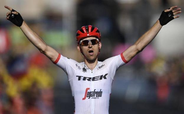Mollema, en línea de meta.