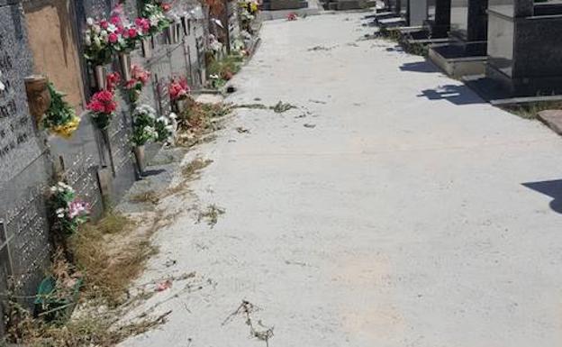 Imagen actual del cementerio de San Andrés del Rabanedo.