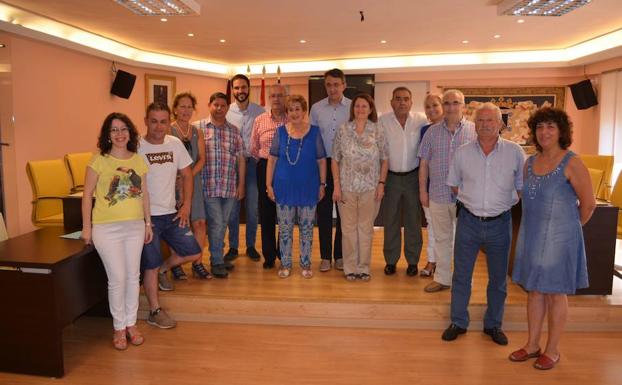 Representatres de las diversas asociaciones con las que se ha llegado a un acuerdo.