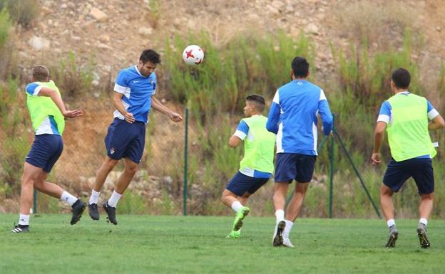 Entrenamiento del equipo durante la semana./