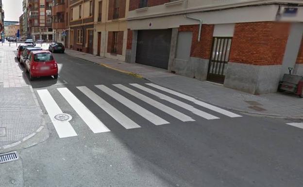 Calle en la que ha tenido lugar el siniestro.