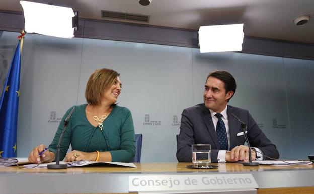 Milagros Marcos y Juan Carlos Suárez-Quiñones./Valtero