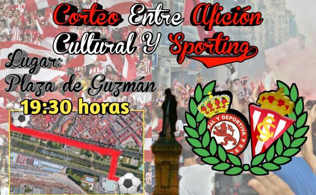 Cartel de la actividad./