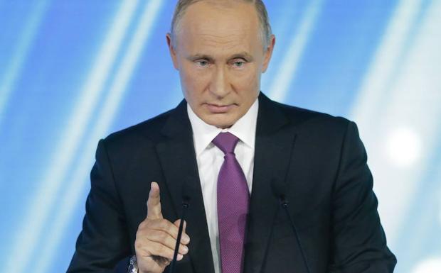 Putin da un discurso. /ALEXANDER ZEMLIANICHENKO (Afp)