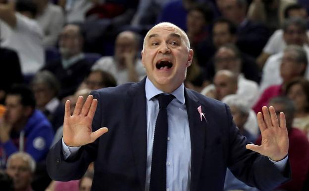 Pablo Laso, técnico del Real Madrid. /Efe