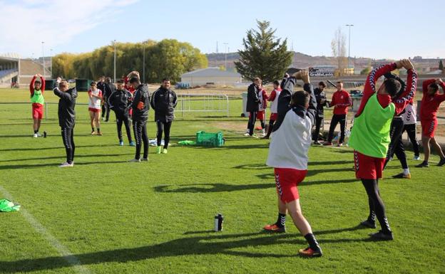 Entrenamiento de la Cultural este lunes./CyDL