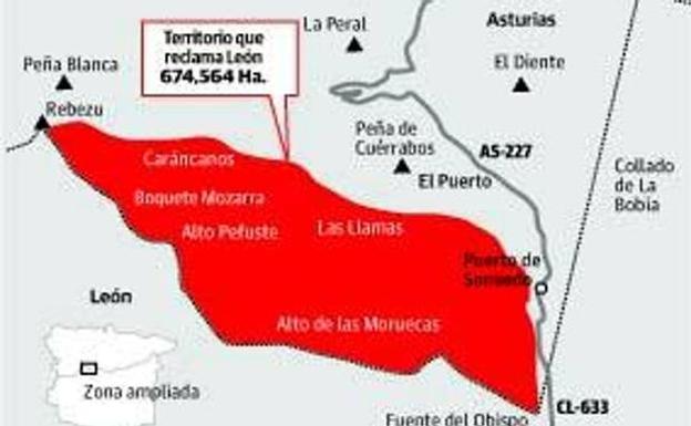 Imagen de la zona afectada por el deslinde./