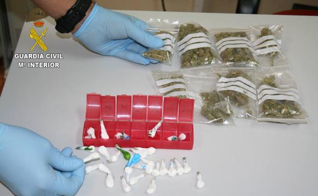 Sustancias incautadas en la Operación Drogón./