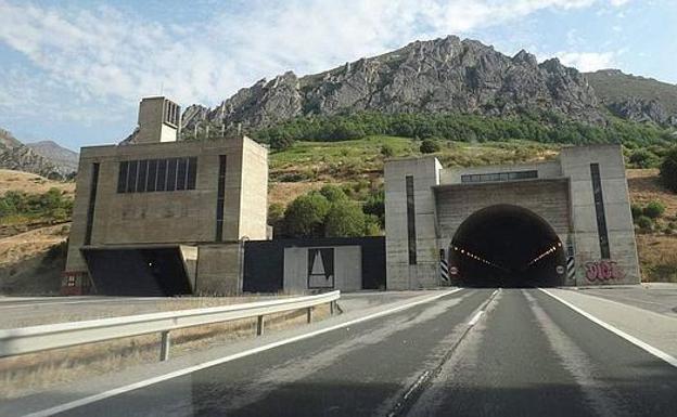 Imagen del túnel del Negrón./