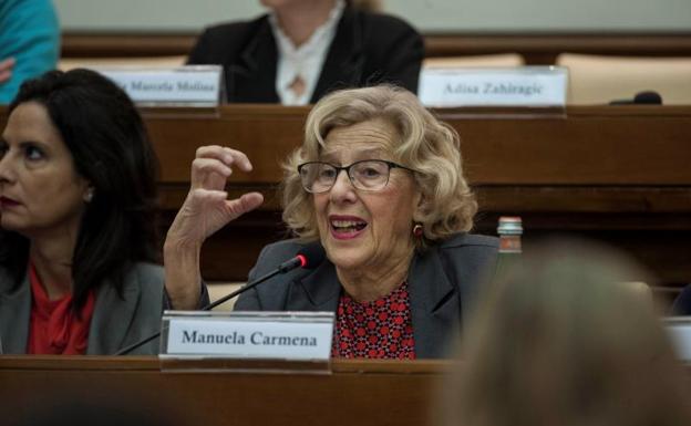 Manuela Carmena, alcaldesa de Madrid./Antonello Nusca (Efe)