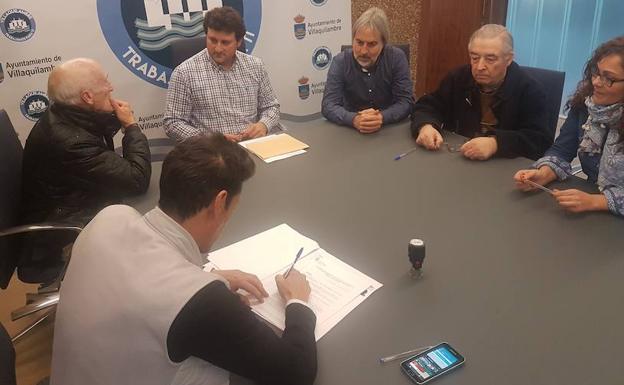 Firma del convenio./