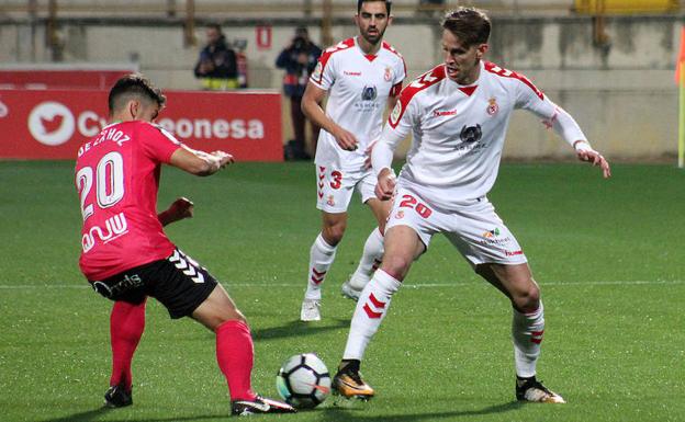 Señé, en el partido ante el Albacete./Peio García