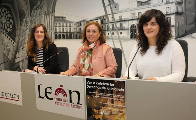 Presentación de las actividades por el Día Internacional de la Infancia./César