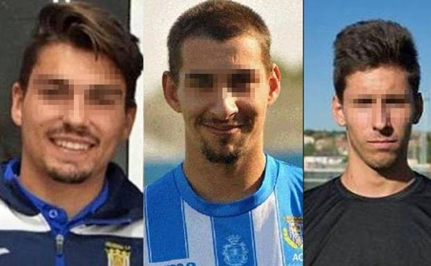 Imagen de los tres jugadores./
