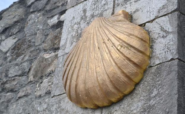 Imagen de una concha, símbolo del Camino de Santiago./