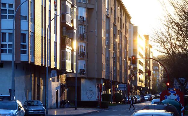 Edificios de viviendas en Miranda de Ebro. /Avelino Gómez