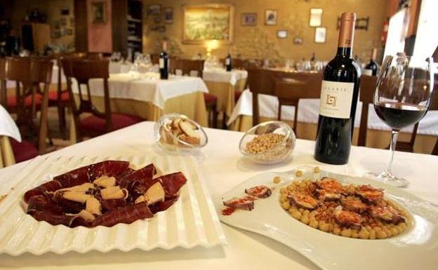 Platos degustación en León./
