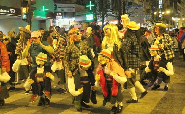 Desfile de la Cabalgata de Carnaval de León./