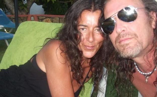 Sara Calleja y su expareja./