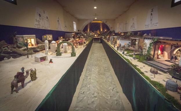 Imagen del tradicional Belén de Lorenzana./