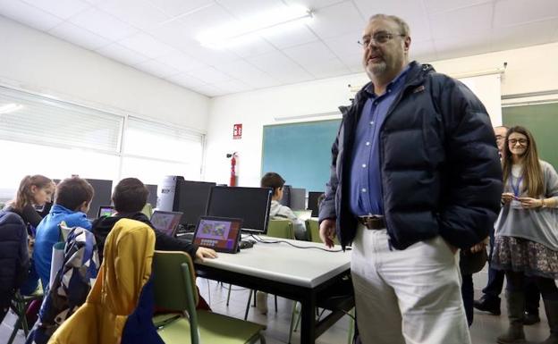 Fernando Rey, consejero de Educación./Chacón