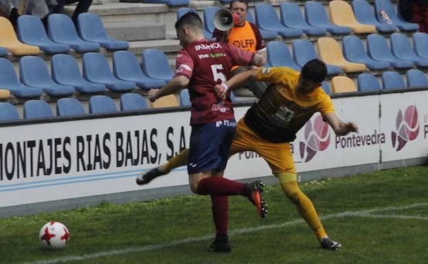 Lance del partido./Diego Gómez