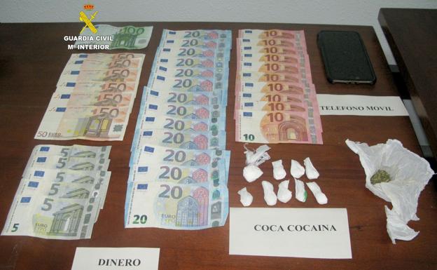 Imagen del material incautado./