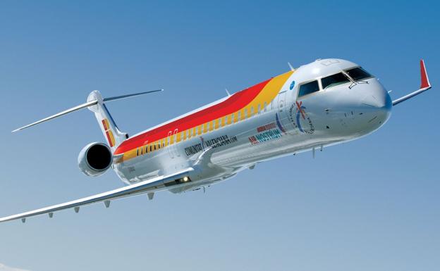 Imagen de un avión de Air Nostrum./