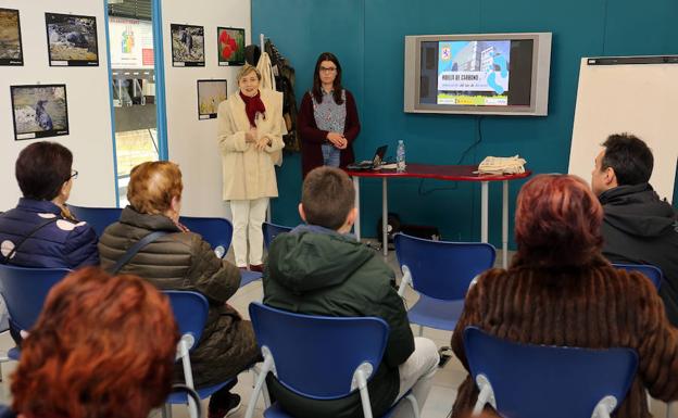 Ana Franco, en un taller de esta campaña./César