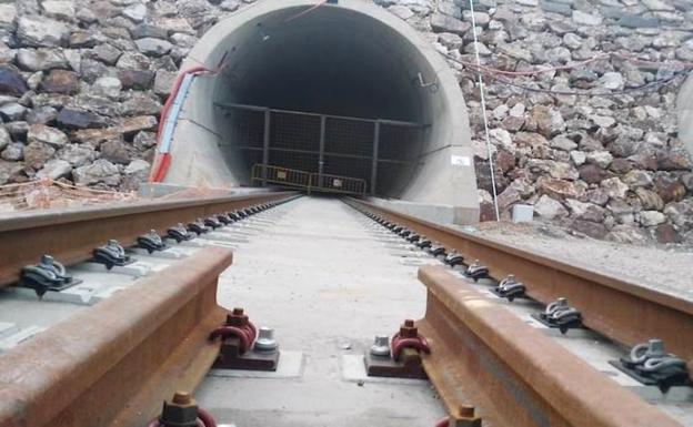 Imagen de las obras en la Variante de Pajares./