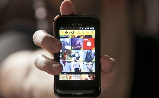 La aplicación Grindr./Elvira Megías