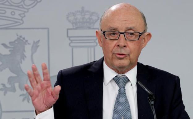 El Ministro Montoro. /