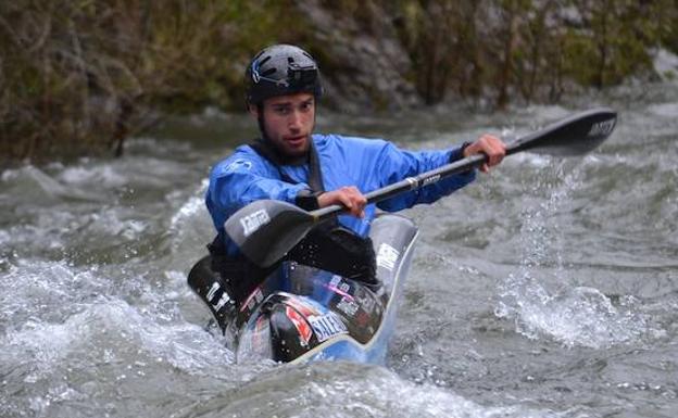 Guille Fidalgo, en la Copa de España de O Barco./