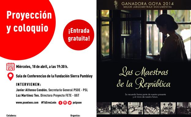 El PSOE de León conmemora el aniversario de la proclamación de la II República
