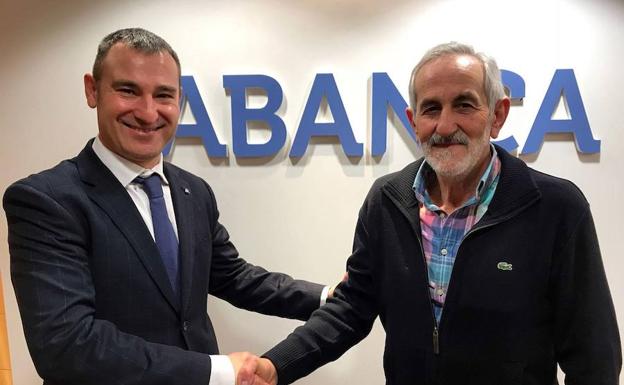 Marcos Álvarez, junto a Matías Llorente./