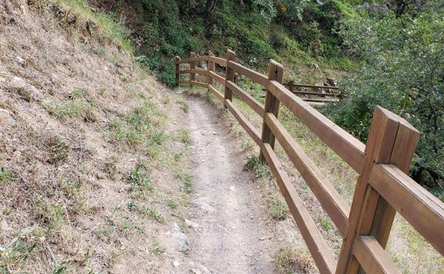 Imagen del camino que lleva al espectacular mirador.