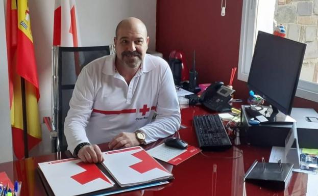 El presidente de la asamblea local de Cruz Roja Ponferrada, José Ángel Luna./