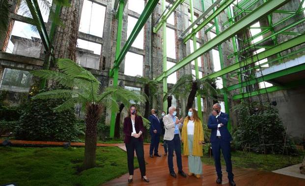 La ministra de Transición Ecológica presentó el proyecto de La Térmica Cultural en Ponferrada. 