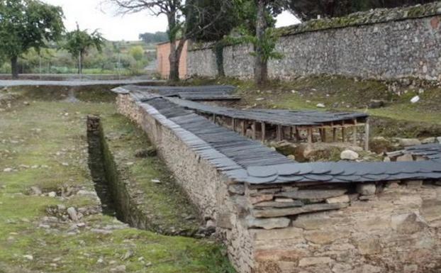 Yacimiento romano de La Edrada en Cacabelos.