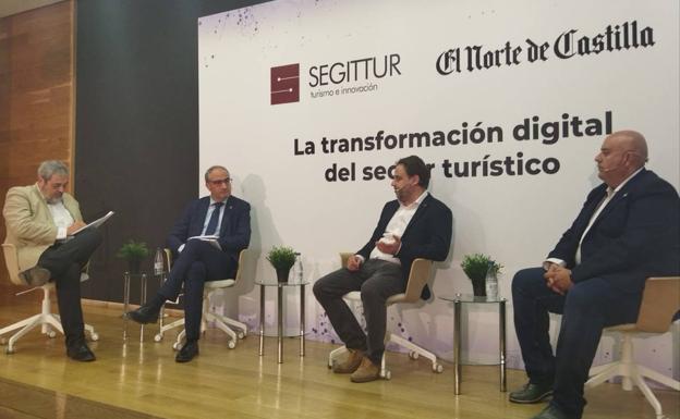 El alcalde de Ponferrada, durante su intervención en la jornada sobre transformación digital.